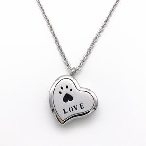 Puppy Love Essential Oil Pendant Stainless Steel